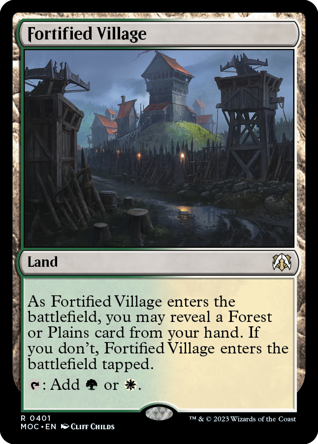 Fortified Village [March of the Machine Commander] | Total Play