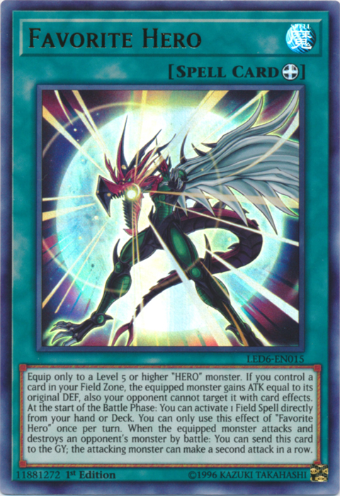 Favorite Hero [LED6-EN015] Ultra Rare | Total Play