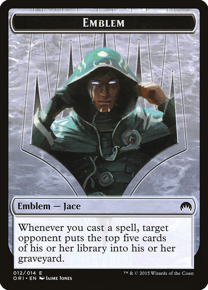 Jace, Telepath Unbound Emblem [Magic Origins Tokens] | Total Play