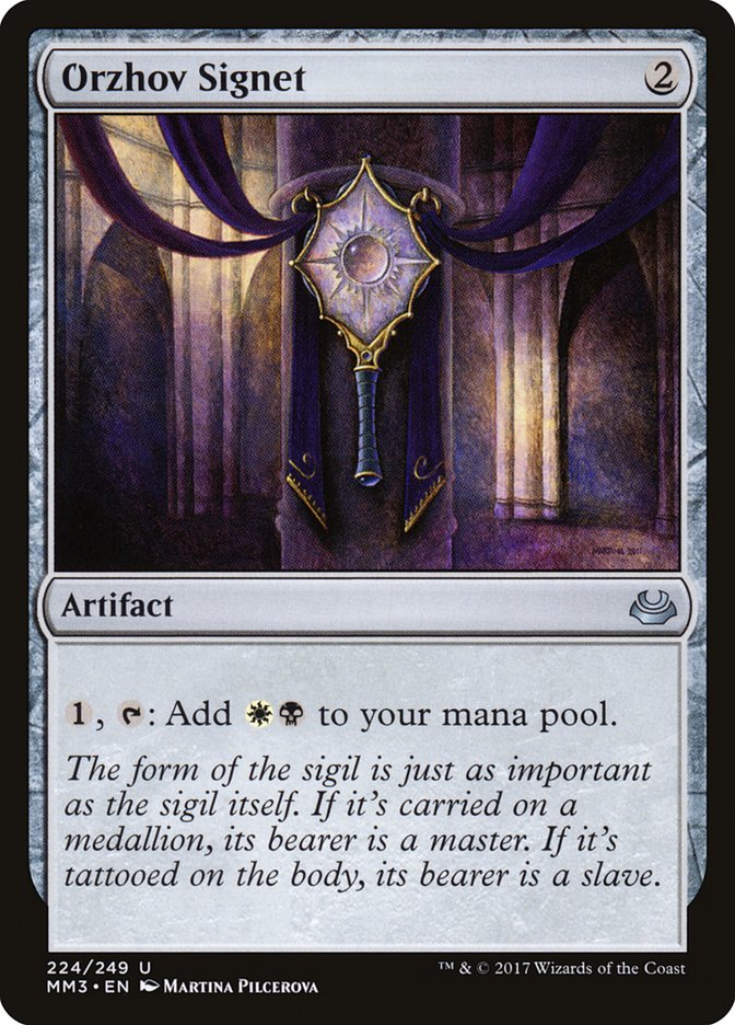 Orzhov Signet [Modern Masters 2017] | Total Play