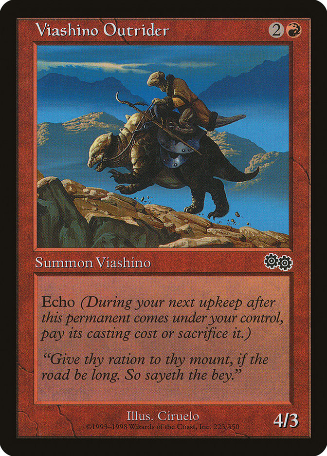 Viashino Outrider [Urza's Saga] | Total Play