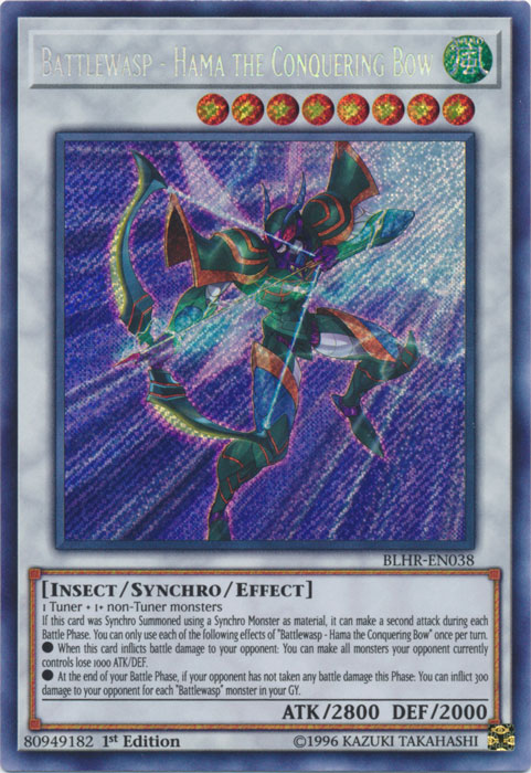 Battlewasp - Hama the Conquering Bow [BLHR-EN038] Secret Rare | Total Play