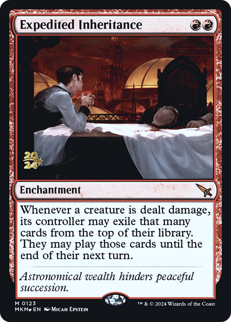 Expedited Inheritance [Murders at Karlov Manor Prerelease Promos] | Total Play