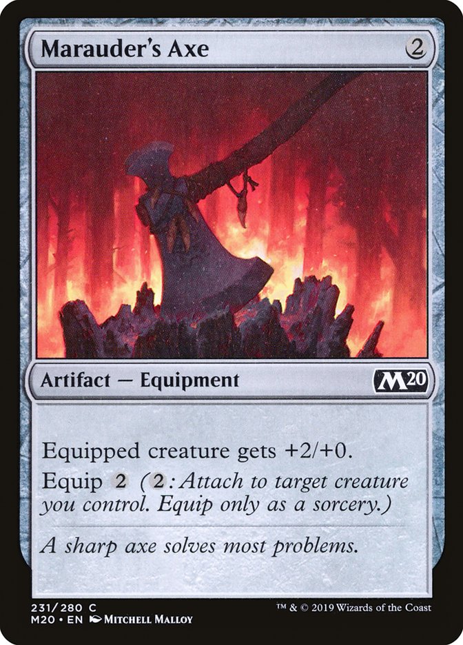 Marauder's Axe [Core Set 2020] | Total Play