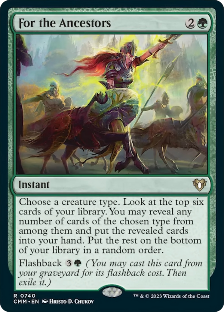 For the Ancestors [Commander Masters] | Total Play