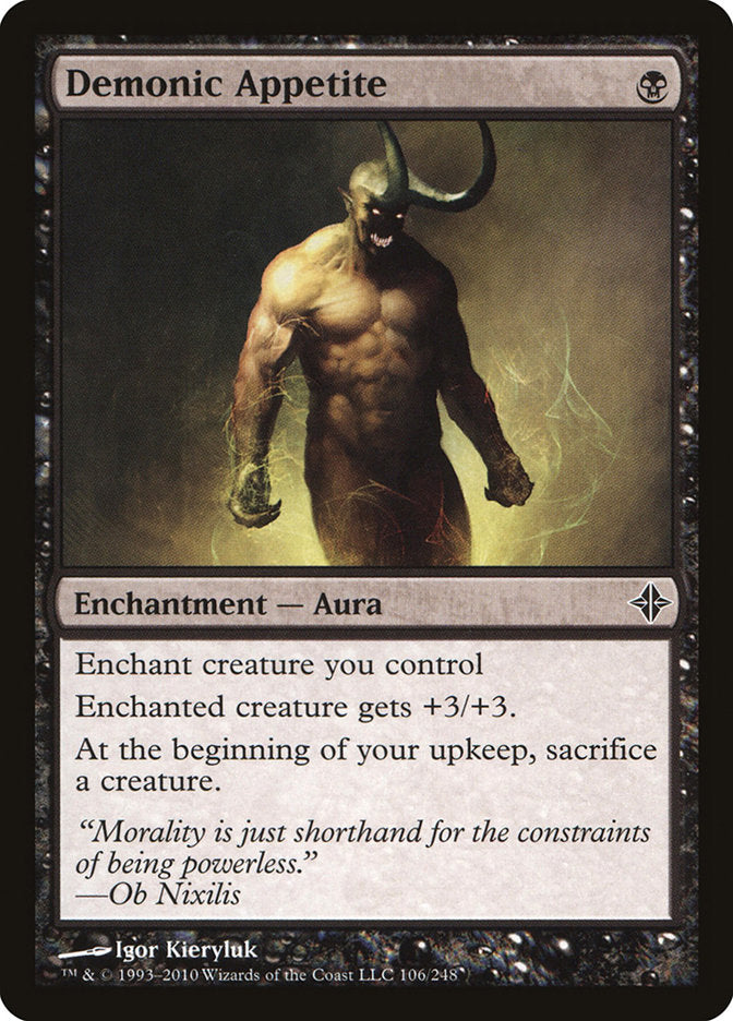 Demonic Appetite [Rise of the Eldrazi] | Total Play
