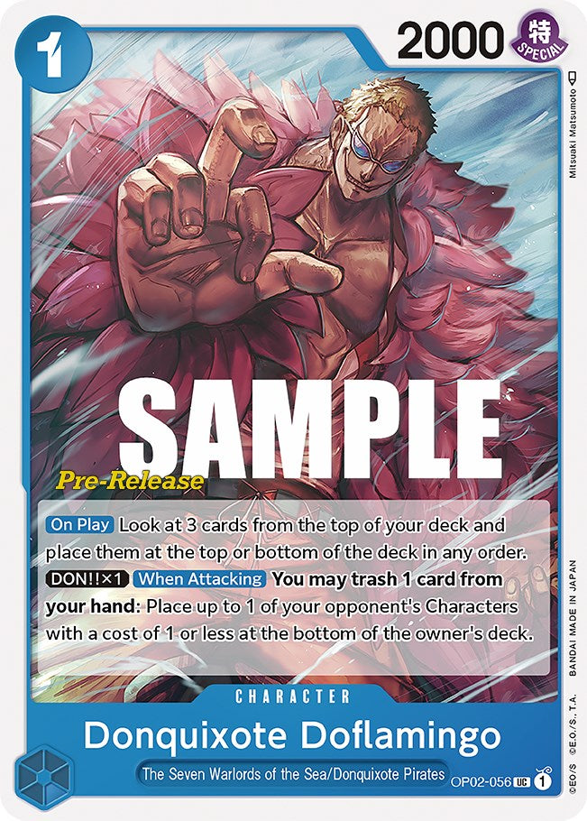 Donquixote Doflamingo [Paramount War Pre-Release Cards] | Total Play