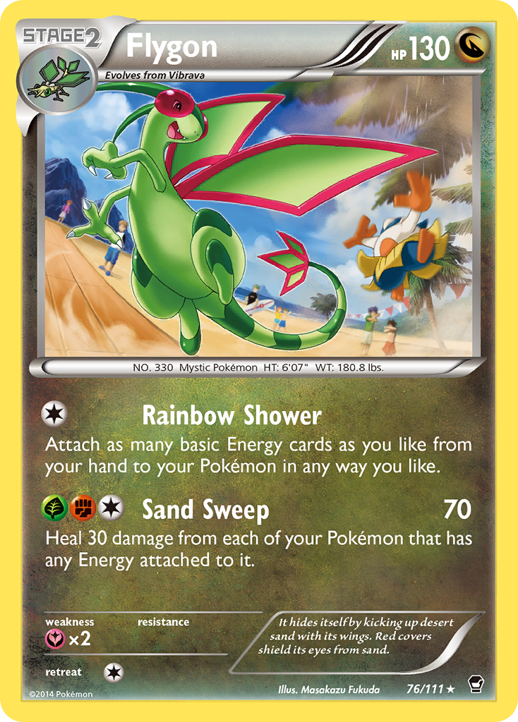 Flygon (76/111) [XY: Furious Fists] | Total Play