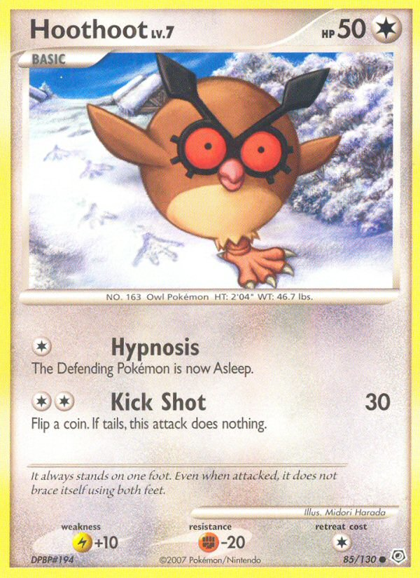 Hoothoot (85/130) [Diamond & Pearl: Base Set] | Total Play