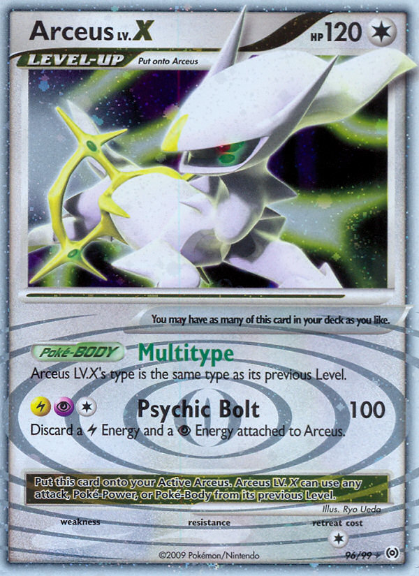 Arceus LV.X (96/99) [Platinum: Arceus] | Total Play