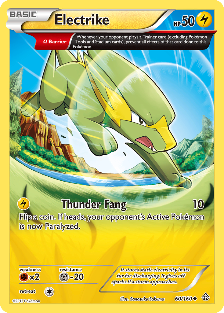 Electrike (60/160) [XY: Primal Clash] | Total Play