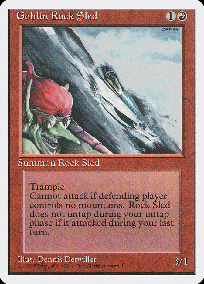 Goblin Rock Sled [Fourth Edition] | Total Play