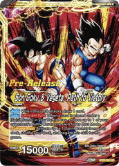 SS Vegito // Son Goku & Vegeta, Path to Victory (BT20-084) [Power Absorbed Prerelease Promos] | Total Play