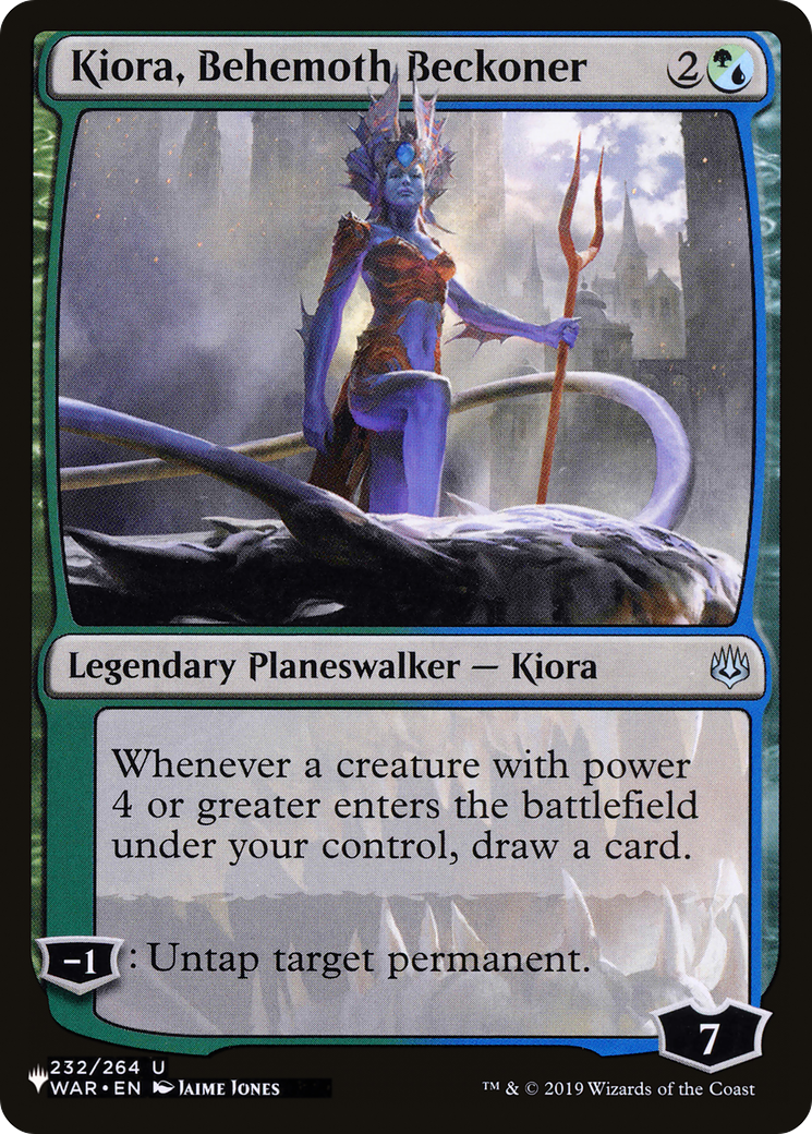 Kiora, Behemoth Beckoner [The List] | Total Play