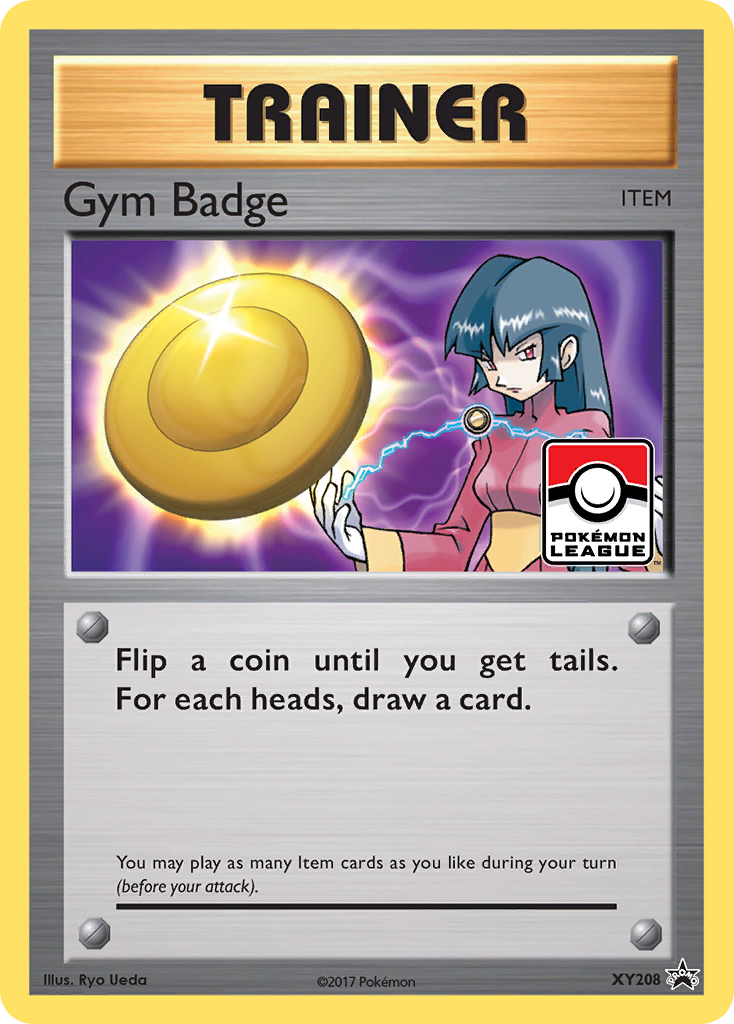 Gym Badge (XY208) (Sabrina) [XY: Black Star Promos] | Total Play