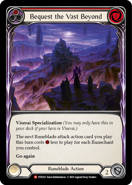 Bequest the Vast Beyond [DTD212] (Dusk Till Dawn)  Rainbow Foil | Total Play