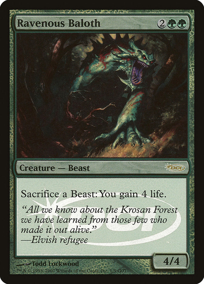 Ravenous Baloth [Judge Gift Cards 2007] | Total Play