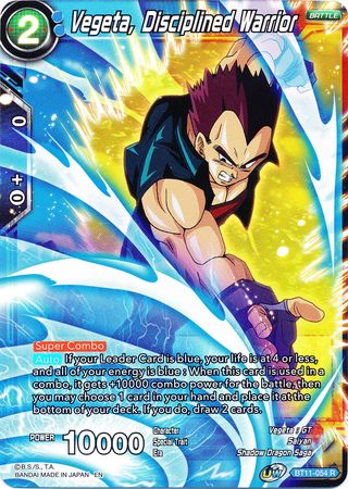 Vegeta, Disciplined Warrior (BT11-054) [Vermilion Bloodline 2nd Edition] | Total Play