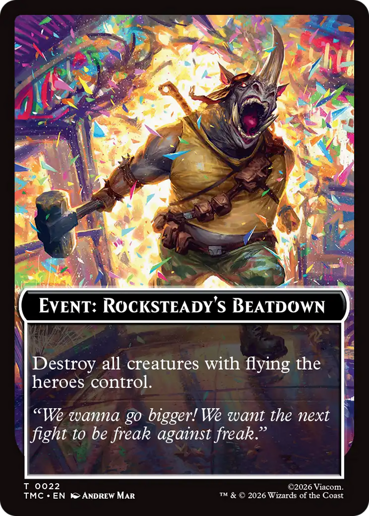 Event: Rocksteady's Beatdown [Teenage Mutant Ninja Turtles Commander Tokens] | Total Play