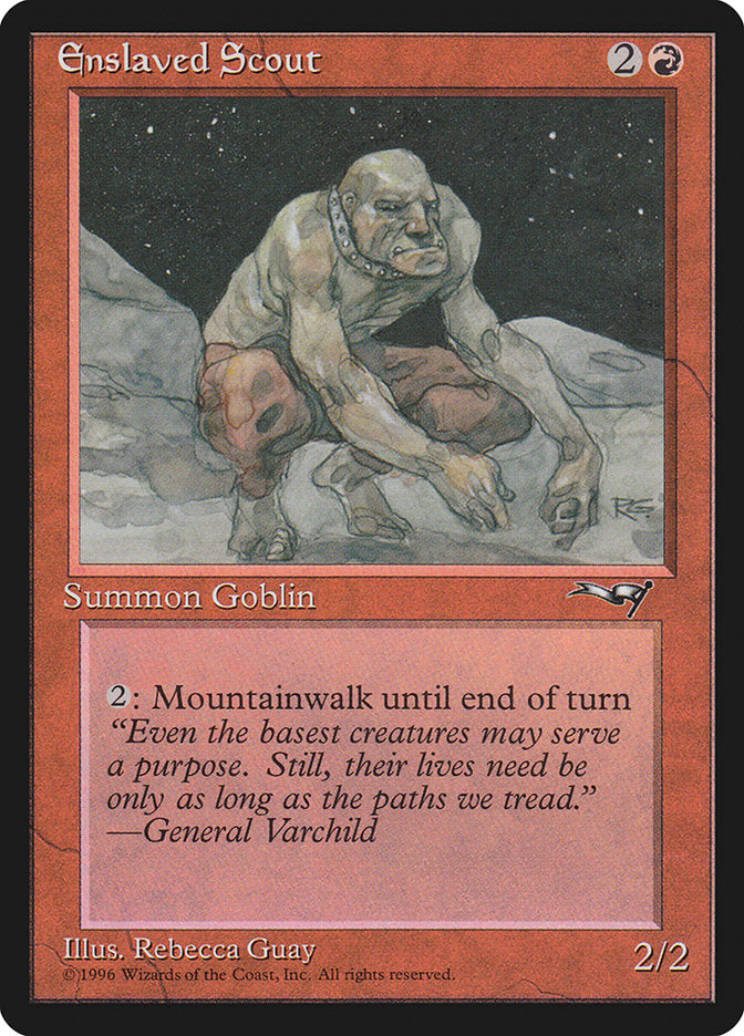 Enslaved Scout (Crouching) [Alliances] | Total Play