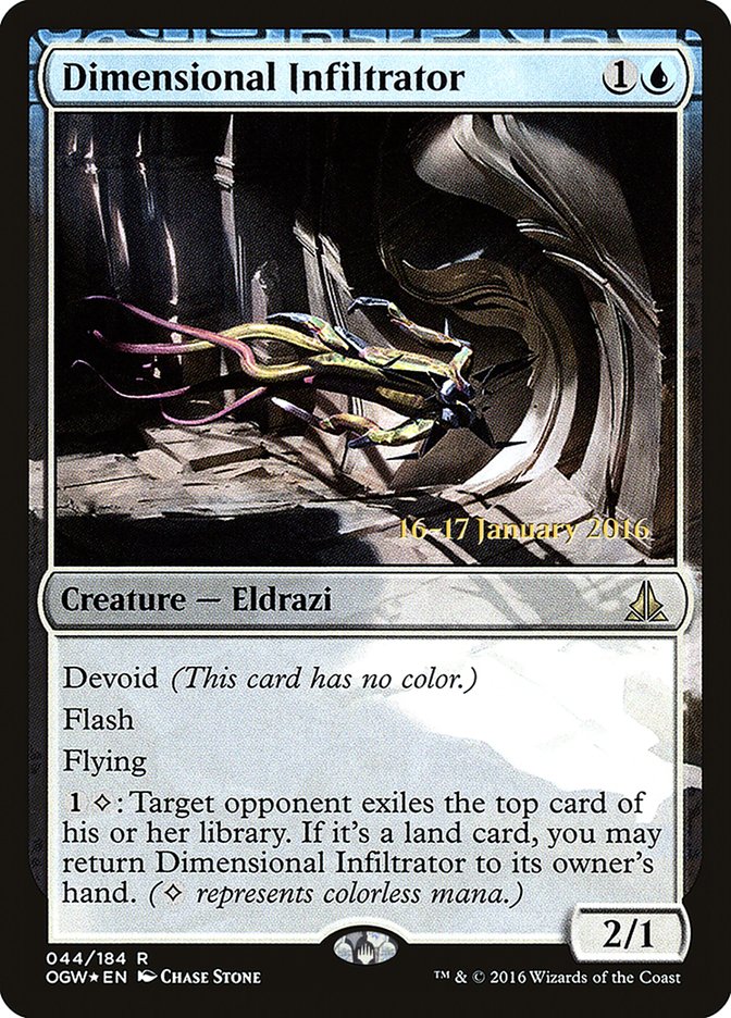 Dimensional Infiltrator [Oath of the Gatewatch Prerelease Promos] | Total Play