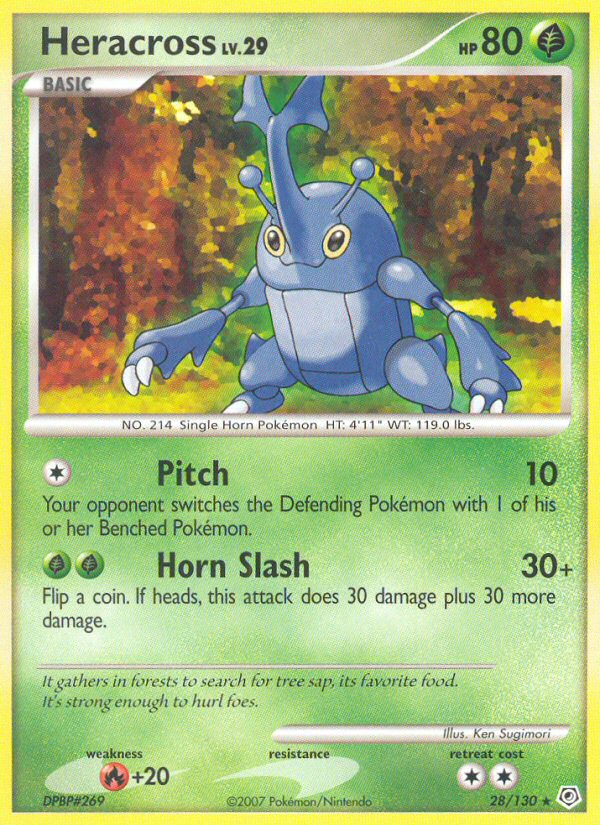Heracross (28/130) [Diamond & Pearl: Base Set] | Total Play