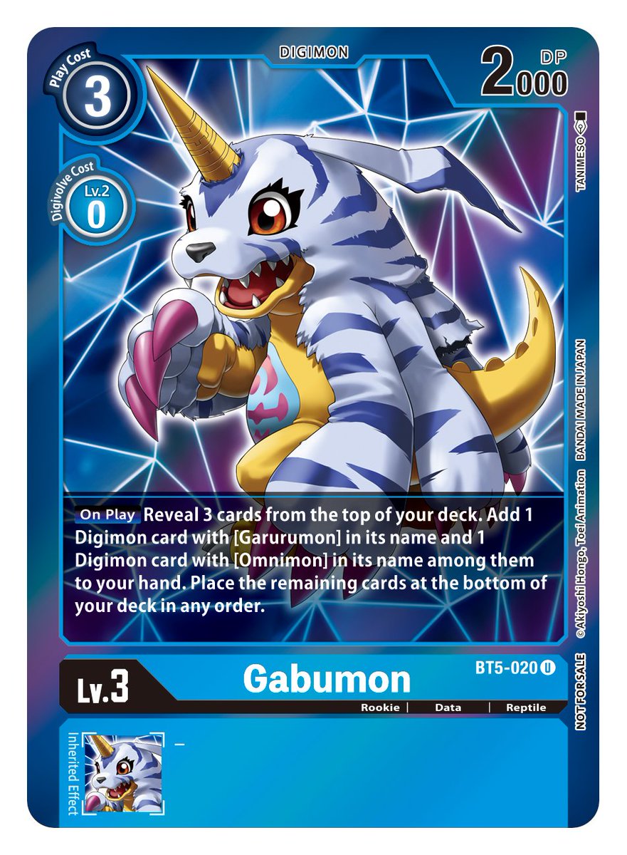 Gabumon [BT5-020] (Event Pack 2) [Battle of Omni] | Total Play