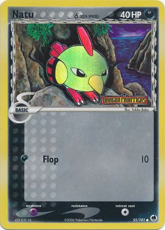 Natu (55/101) (Delta Species) (Stamped) [EX: Dragon Frontiers] | Total Play