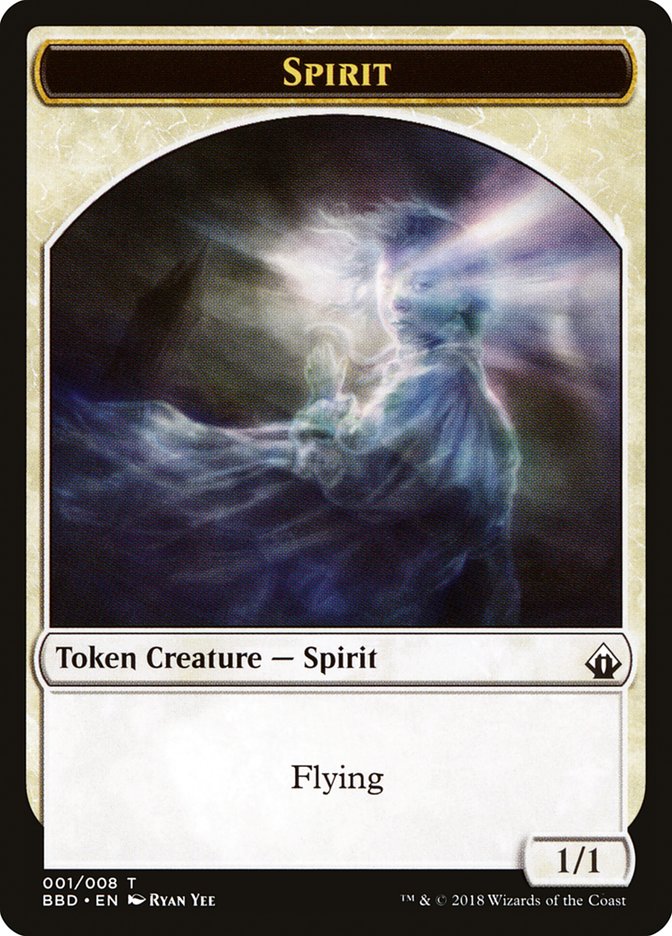 Spirit Token [Battlebond Tokens] | Total Play