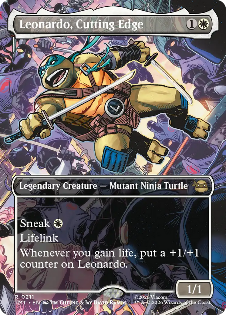 Leonardo, Cutting Edge (Borderless) [Teenage Mutant Ninja Turtles] | Total Play