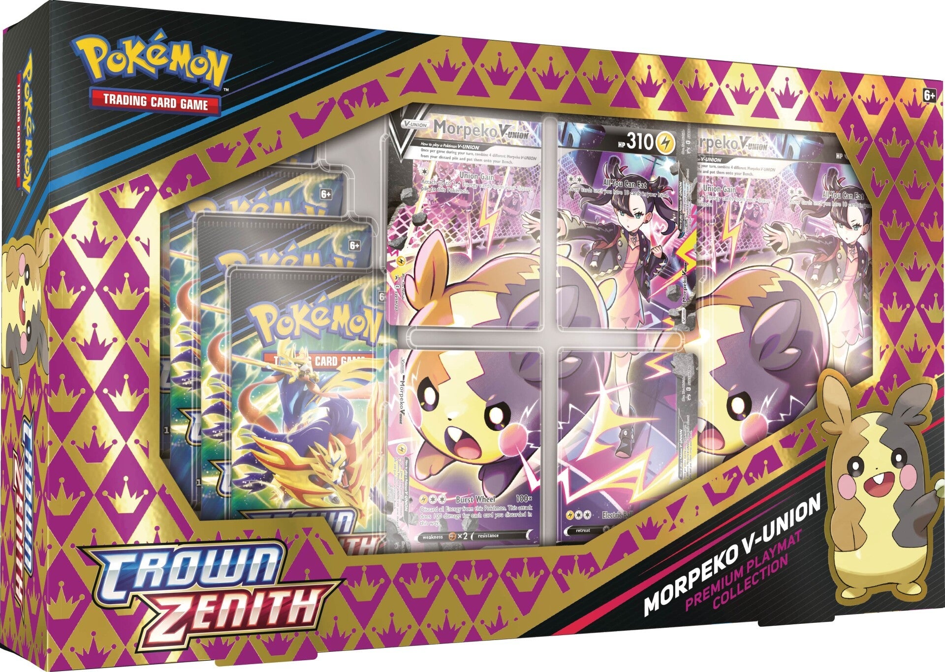 Sword & Shield: Crown Zenith - Premium Playmat Collection (Morpeko V-UNION) | Total Play