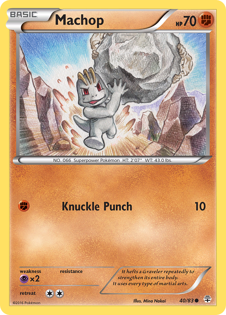 Machop (40/83) [XY: Generations] | Total Play