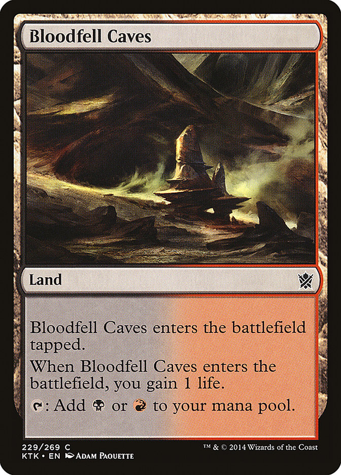 Bloodfell Caves [Khans of Tarkir] | Total Play