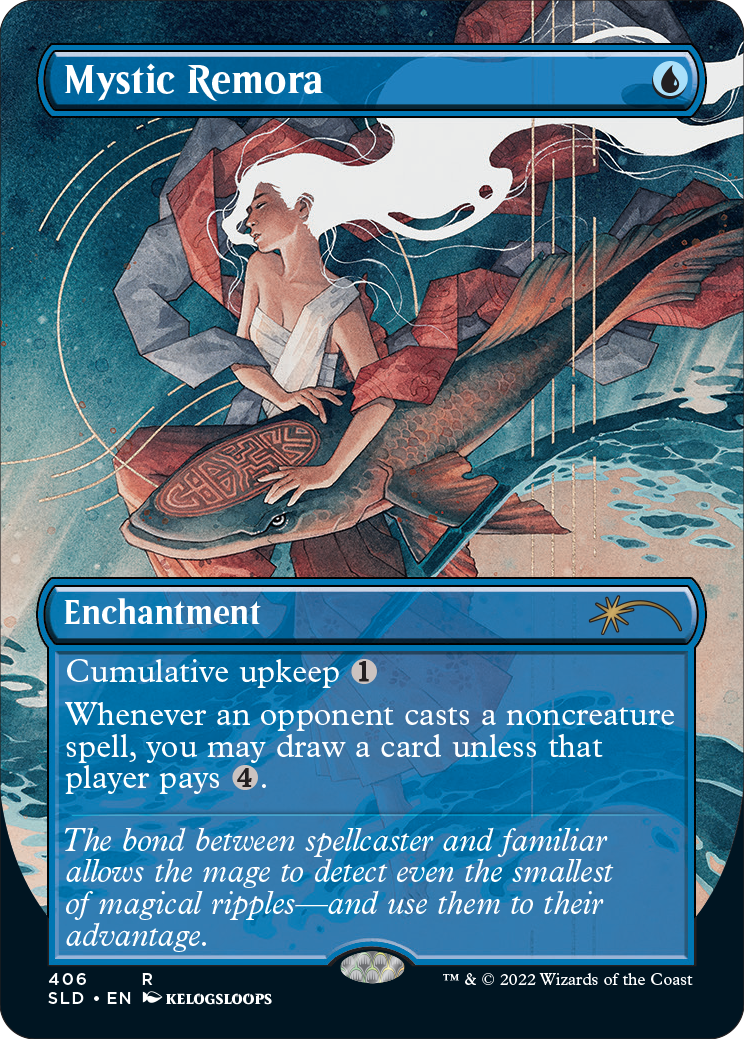Mystic Remora (Borderless) [Secret Lair Drop Series] | Total Play