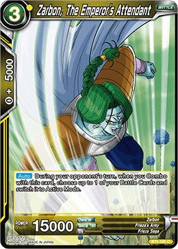 Zarbon, The Emperor's Attendant (BT1-101) [Galactic Battle] | Total Play