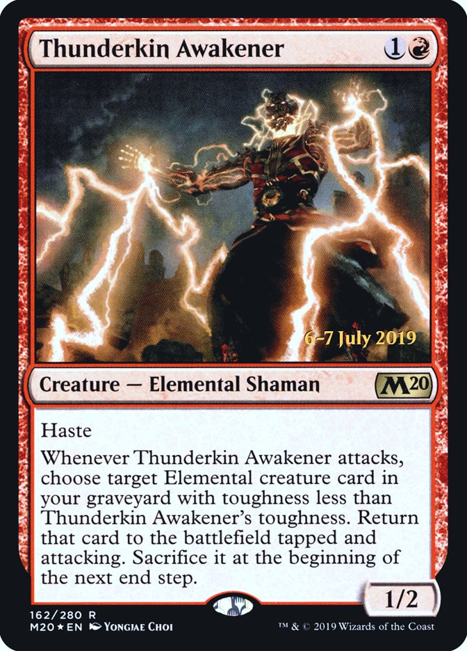 Thunderkin Awakener [Core Set 2020 Prerelease Promos] | Total Play