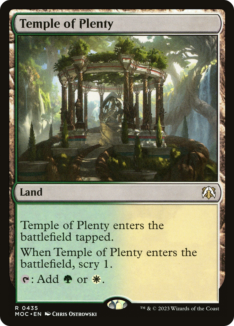 Temple of Plenty [March of the Machine Commander] | Total Play