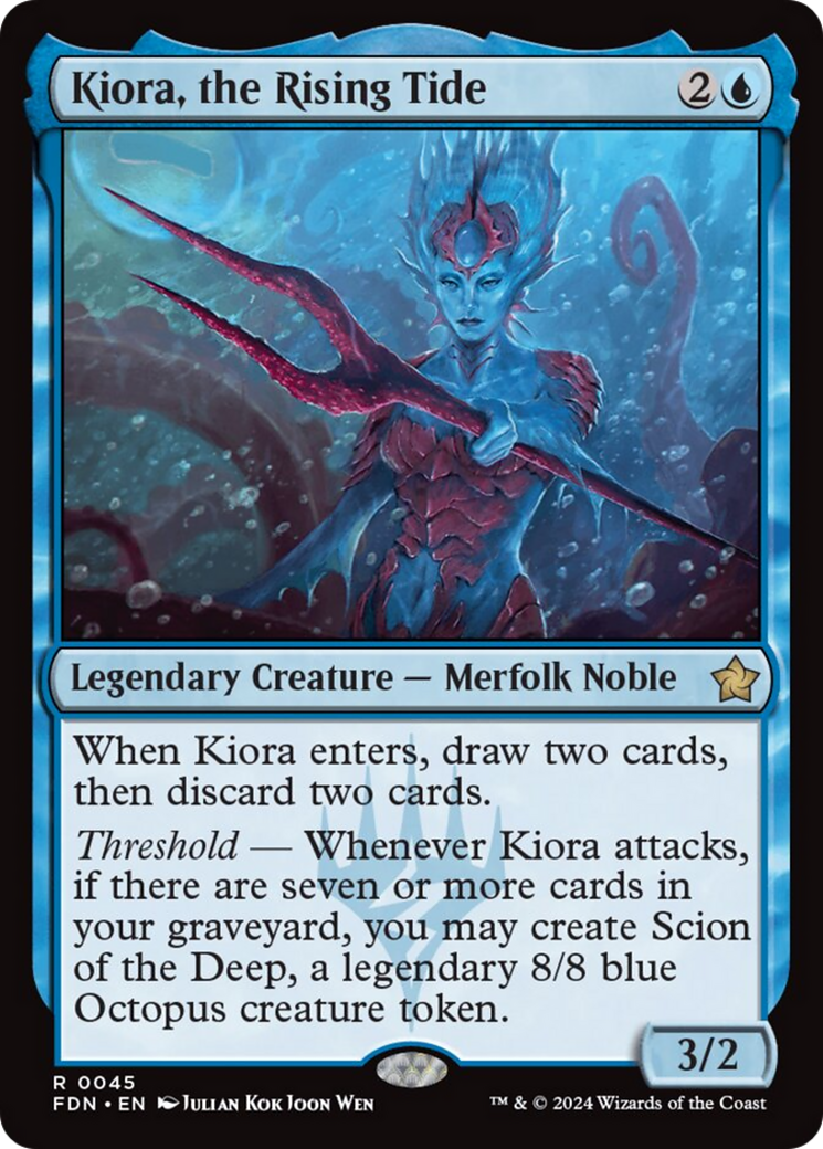 Kiora, the Rising Tide [Foundations] | Total Play