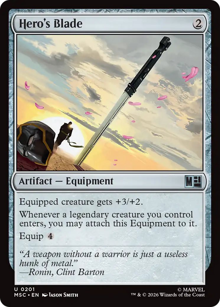 Hero's Blade [Marvel Super Heroes Commander] | Total Play
