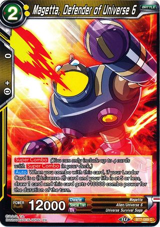 Magetta, Defender of Universe 6 (BT7-089) [Assault of the Saiyans] | Total Play