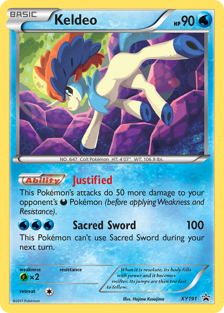 Keldeo (XY191) [XY: Black Star Promos] | Total Play