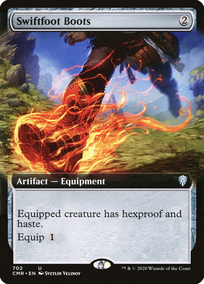 Swiftfoot Boots (Extended Art) [Commander Legends] | Total Play