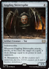 Giggling Skitterspike (Extended Art) [Duskmourn: House of Horror Commander] | Total Play