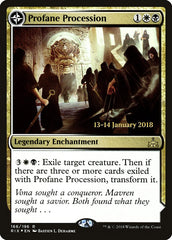 Profane Procession // Tomb of the Dusk Rose [Rivals of Ixalan Prerelease Promos] | Total Play