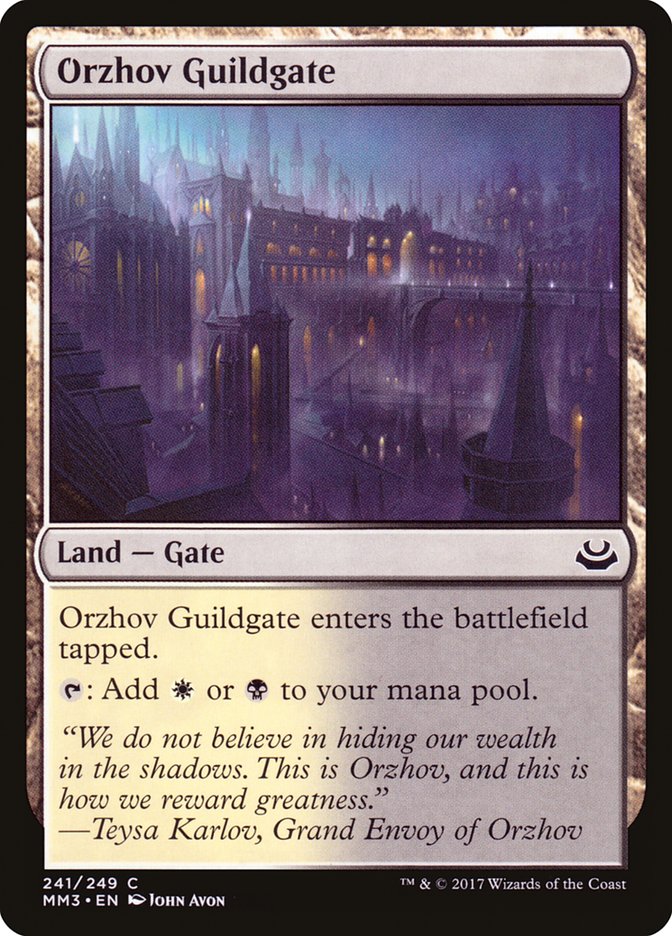 Orzhov Guildgate [Modern Masters 2017] | Total Play