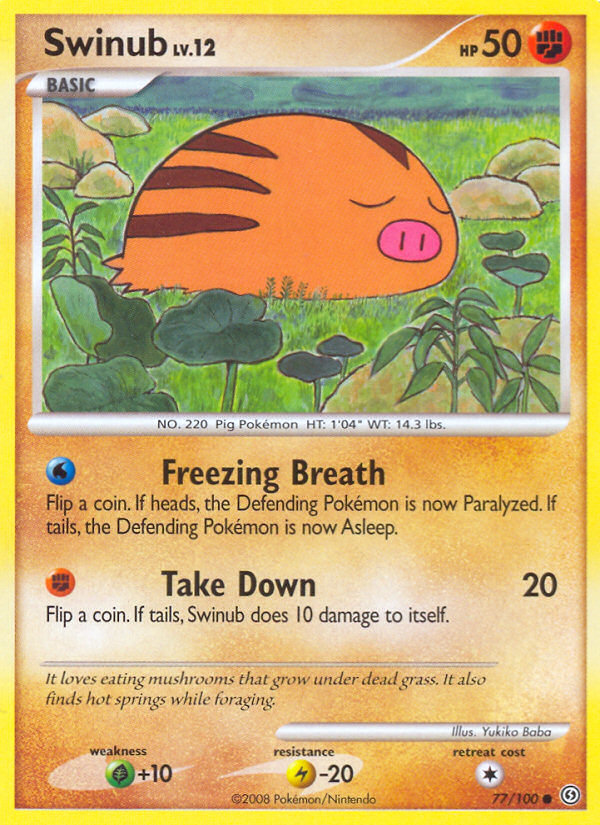 Swinub (77/100) [Diamond & Pearl: Stormfront] | Total Play