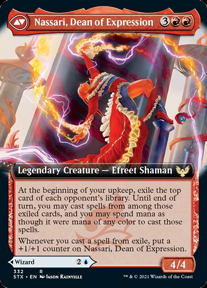 Uvilda, Dean of Perfection // Nassari, Dean of Expression (Extended Art) [Strixhaven: School of Mages] | Total Play