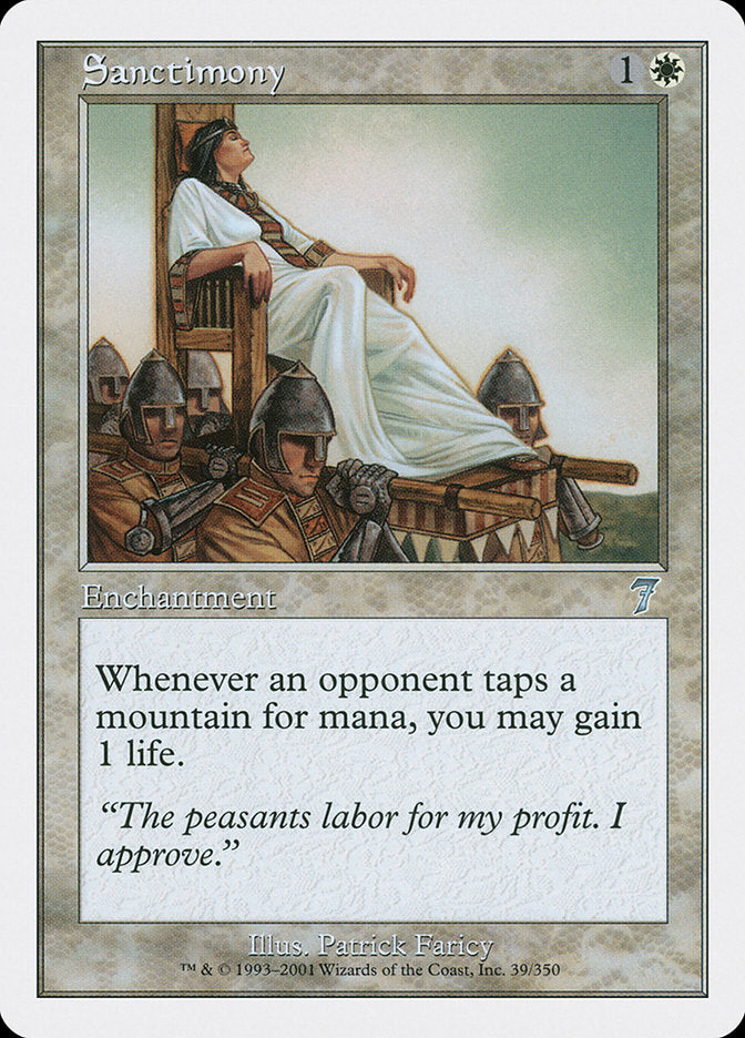 Sanctimony [Seventh Edition] | Total Play