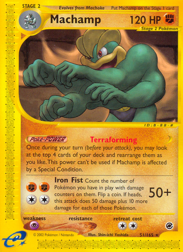 Machamp (51/165) [Expedition: Base Set] | Total Play