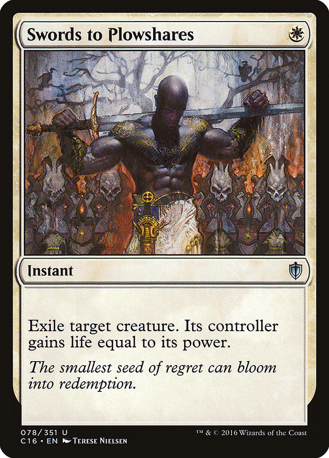 Swords to Plowshares [Commander 2016] | Total Play